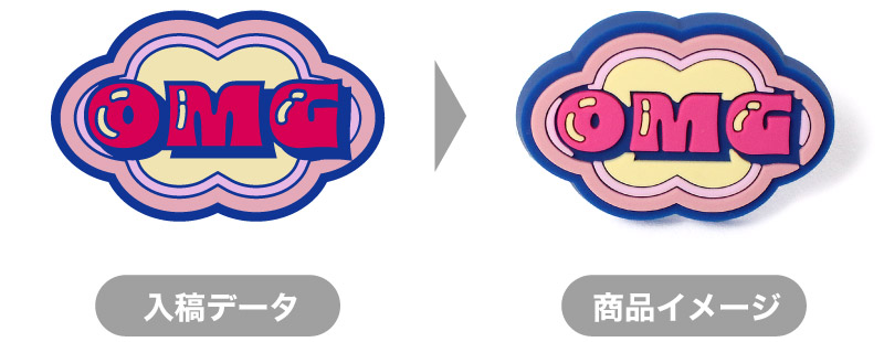 お持ちのデータ 入稿データ 商品仕上り
