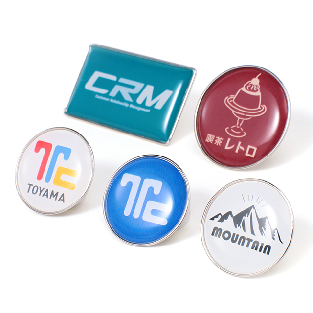 ロゴピンバッジ