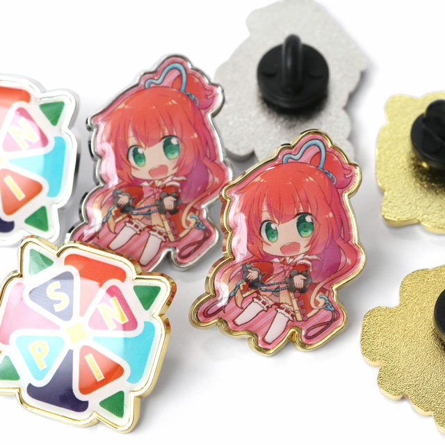 プリントピンバッジ（オフセット）